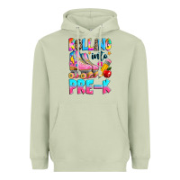 Matcha rolling into pre k grade Heavyweight Hoodie - texasbilliewilder