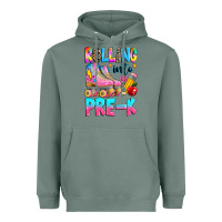 Sage rolling into pre k grade Heavyweight Hoodie - texasbilliewilder