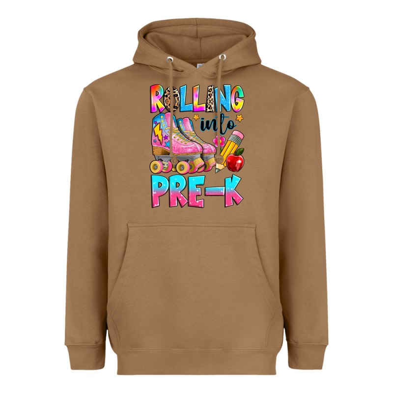 Rolling Into Pre K Grade Heavyweight Hoodie by texasbilliewilder | Teevron