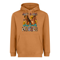 Meerkat just a girl who loves horses Heavyweight Hoodie - Zillion Design Studio
