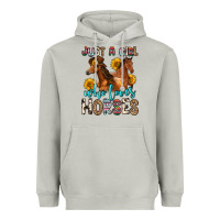 Moon Dust just a girl who loves horses Heavyweight Hoodie - Zillion Design Studio