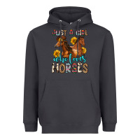 Smoke just a girl who loves horses Heavyweight Hoodie - Zillion Design Studio
