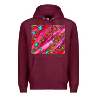 Burgundy valentines day Premium Hoodie - AdoDesignShop