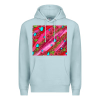Blue Mist valentines day Premium Hoodie - AdoDesignShop