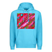 Ocean Blue valentines day Premium Hoodie - AdoDesignShop