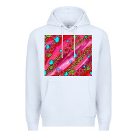 White valentines day Premium Hoodie - AdoDesignShop