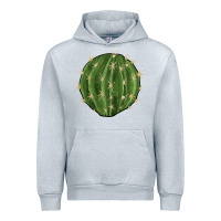 Heather Grey cactus Urban Hoodie - BarkalooDesign
