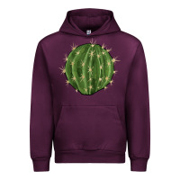 Mauve Wine cactus Urban Hoodie - BarkalooDesign