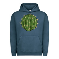 Pigment Midnight Navy cactus Urban Hoodie - BarkalooDesign