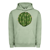 Pigment Oil Green cactus Urban Hoodie - BarkalooDesign