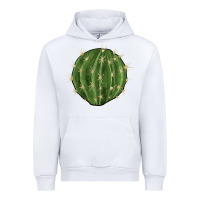 White cactus Urban Hoodie - BarkalooDesign