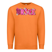 Carrot Breast Cancer Brave Premium Sweatshirt - texasbilliewilder
