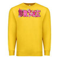 Lemon Breast Cancer Brave Premium Sweatshirt - texasbilliewilder
