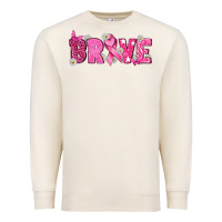 Sandshell Breast Cancer Brave Premium Sweatshirt - texasbilliewilder