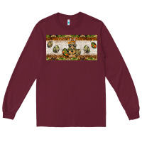 Burgundy easter camouflage egg hunter bunny license plate template Long Sleeve Tee - BarkalooDesign