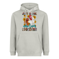 Moon Dust just a girl who loves chickens Heavyweight Hoodie - Zillion Design Studio