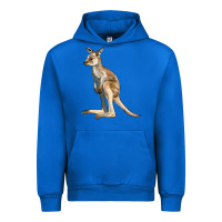 Cobalt baby kangaroo Urban Hoodie - LillyAllenDesigns