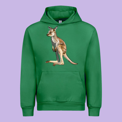Baby Kangaroo Urban Hoodie Designed By Lillyallendesigns