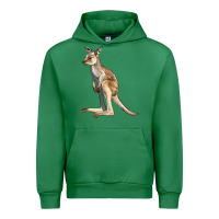 Emerald baby kangaroo Urban Hoodie - LillyAllenDesigns