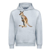 Heather Grey baby kangaroo Urban Hoodie - LillyAllenDesigns