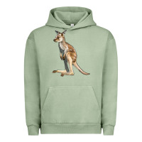 Pigment Oil Green baby kangaroo Urban Hoodie - LillyAllenDesigns