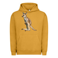 Pigment Peanut Butter baby kangaroo Urban Hoodie - LillyAllenDesigns