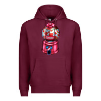 Burgundy love and candy machine Premium Hoodie - AdoDesignShop