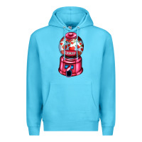 Ocean Blue love and candy machine Premium Hoodie - AdoDesignShop