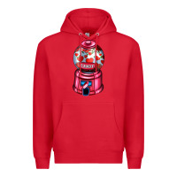 Red love and candy machine Premium Hoodie - AdoDesignShop