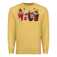 Antique Gold ladybug coffee cups Premium Sweatshirt - Zillion Design Studio