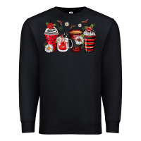 Black ladybug coffee cups Premium Sweatshirt - Zillion Design Studio