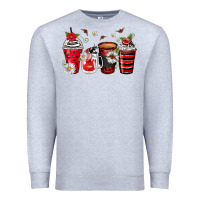 Heather Grey ladybug coffee cups Premium Sweatshirt - Zillion Design Studio