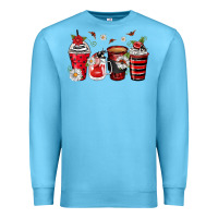 Ocean Blue ladybug coffee cups Premium Sweatshirt - Zillion Design Studio