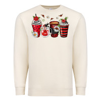 Sandshell ladybug coffee cups Premium Sweatshirt - Zillion Design Studio