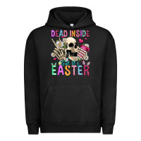 Pigment Black dead inside but it's easter Urban Hoodie - Jasminsmagicworld