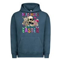 Pigment Midnight Navy dead inside but it's easter Urban Hoodie - Jasminsmagicworld