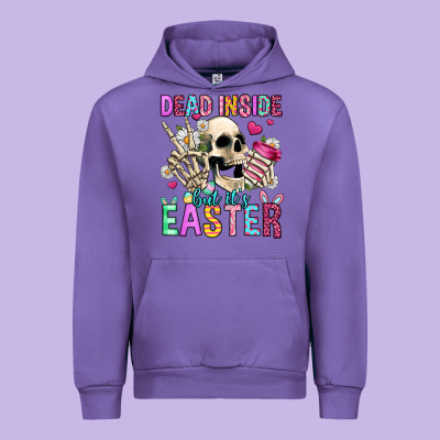 Dead Inside But It's Easter Urban Hoodie Designed By Jasminsmagicworld
