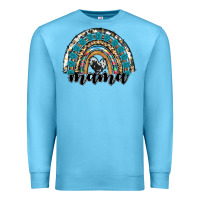 Ocean Blue western mama rainbow Premium Sweatshirt - RanaPortraitStore