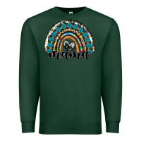 Sports Green western mama rainbow Premium Sweatshirt - RanaPortraitStore
