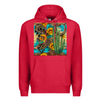 Cardinal horseshoe and cactus Premium Hoodie - BundleAndBundleShop