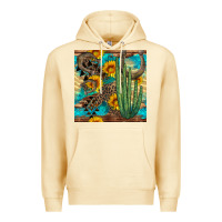 Pina Colada horseshoe and cactus Premium Hoodie - BundleAndBundleShop