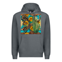 Rock horseshoe and cactus Premium Hoodie - BundleAndBundleShop