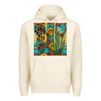 Tofu horseshoe and cactus Premium Hoodie - BundleAndBundleShop
