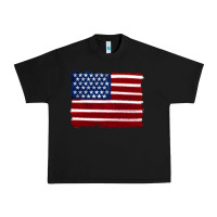 Black american flag Urban Heavy Tee - Artiststas