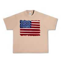 Burro american flag Urban Heavy Tee - Artiststas