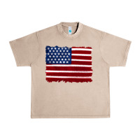 French Oak american flag Urban Heavy Tee - Artiststas
