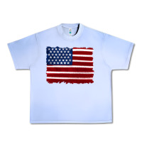 Grape Ice american flag Urban Heavy Tee - Artiststas