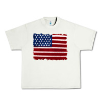Pistachio american flag Urban Heavy Tee - Artiststas