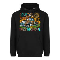 Black country roads take me home Heavyweight Hoodie - Zillion Design Studio