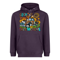 Plum country roads take me home Heavyweight Hoodie - Zillion Design Studio